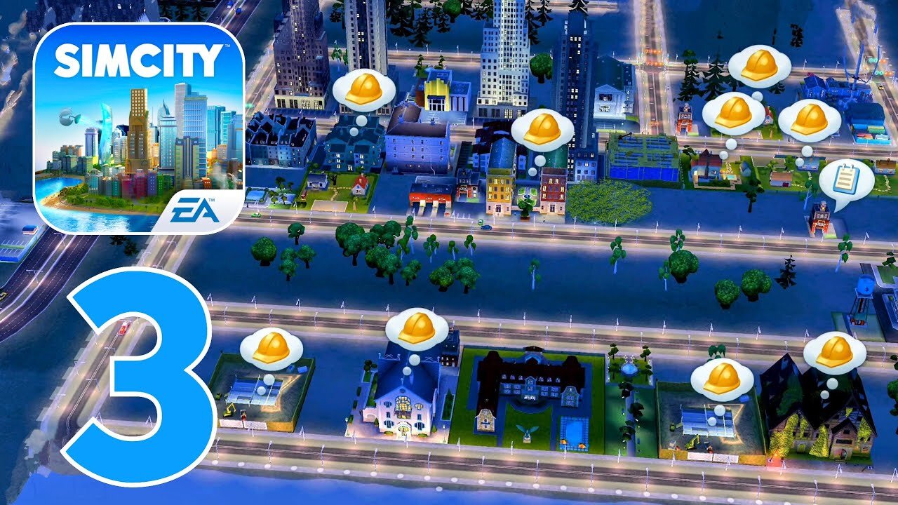 SimCity Buildit - Gameplay Walkthrough Part 3 - New Residential Unlocked (iOS, Android)