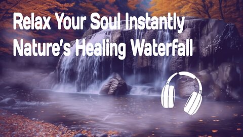 Relax Instantly with Soothing Waterfall Sounds | 1 Hour Jungle Ambience for Deep Sleep & Meditation