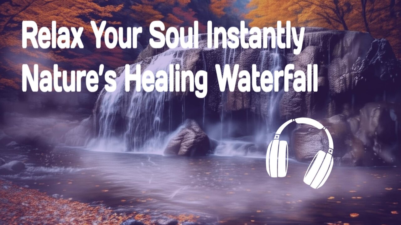 Relax Instantly with Soothing Waterfall Sounds | 1 Hour Jungle Ambience for Deep Sleep & Meditation