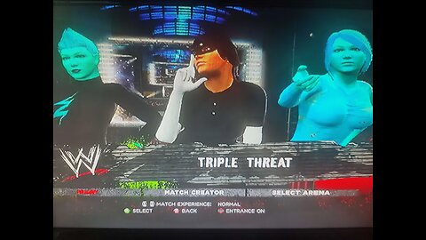triple threat womens championship match qualifyer (LWW RUMBLE wwe 13)