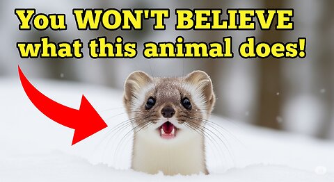 Adorable 'Snow Ghost' Ermine is Pure Cuteness Overload!