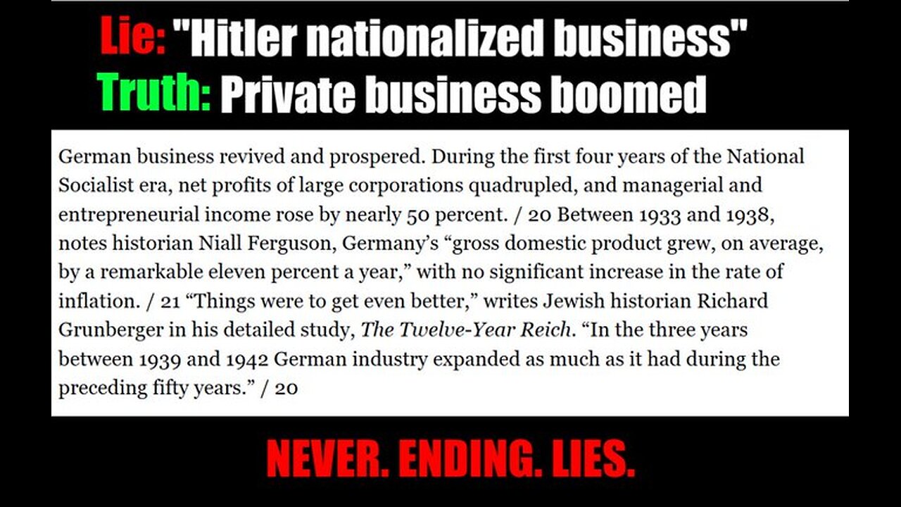 More stuff about Nazi Germany that you are not suppose to know about