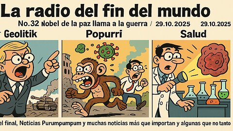 Nobel de la paz llama a la guerra / Los monos infectados 29.10.2025