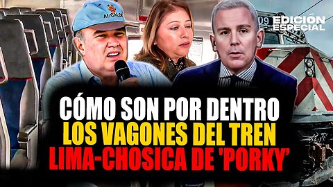 #EnVivo Trenes de Rafael López Aliaga: así son por dentro los vagones