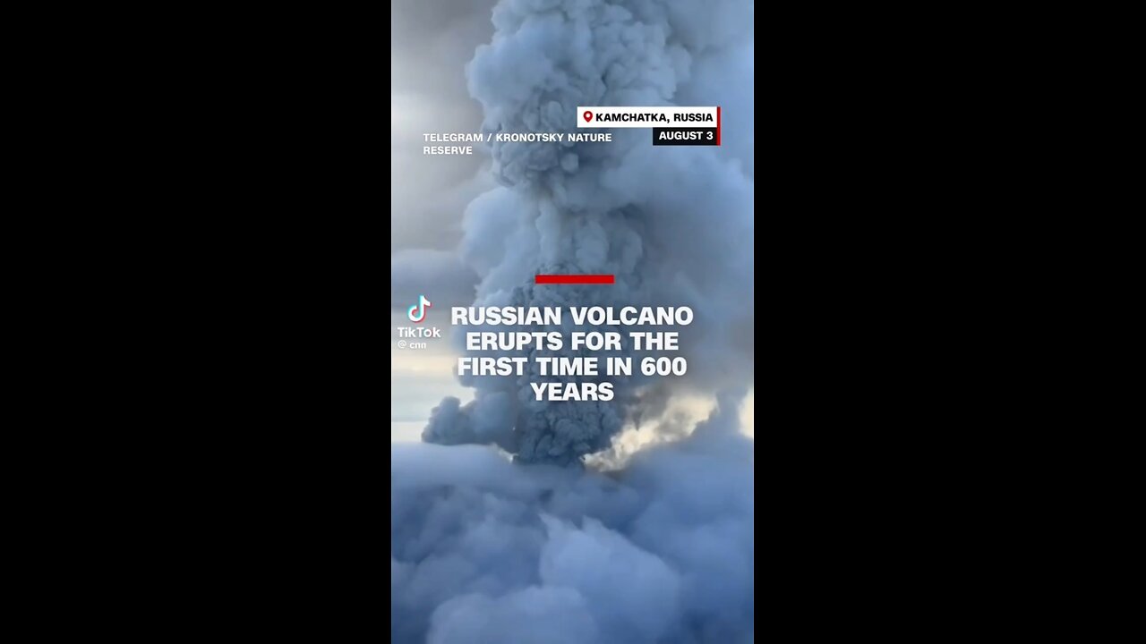 Russian volcano erupts after 600 years