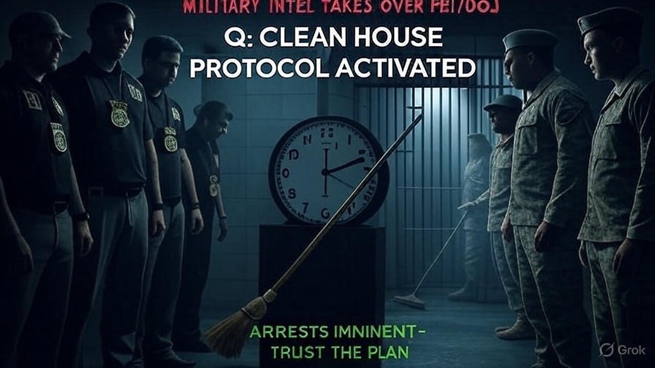 Q'S CLEAN HOUSE PROTOCOL: Military Intel Takeover Exposes Deep State Arrest Timeline (WWG1WGA)