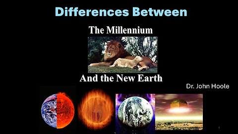 Difference Between the Millennium and the New Earth