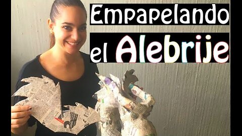 Cómo hacer un alebrije TERCERA PARTE (receta de engrudo)