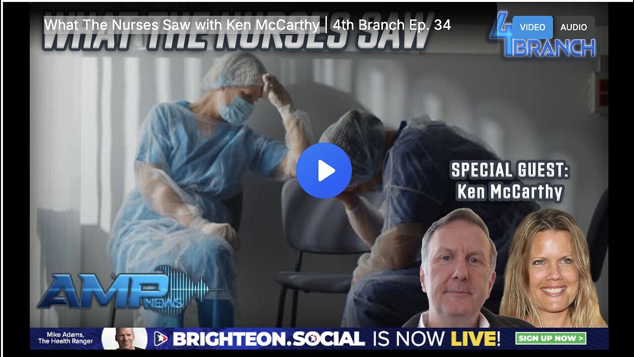 "Nurses' Experiences: A Glimpse with Ken McCarthy"