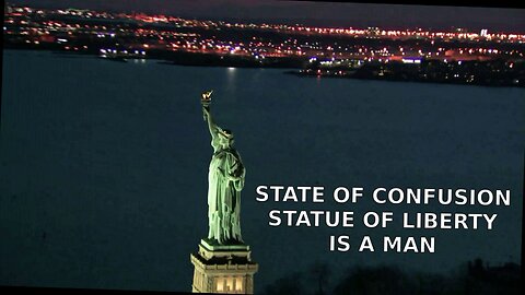 STATE OF CONFUSION STATUE OF LIBERTY IS A MAN
