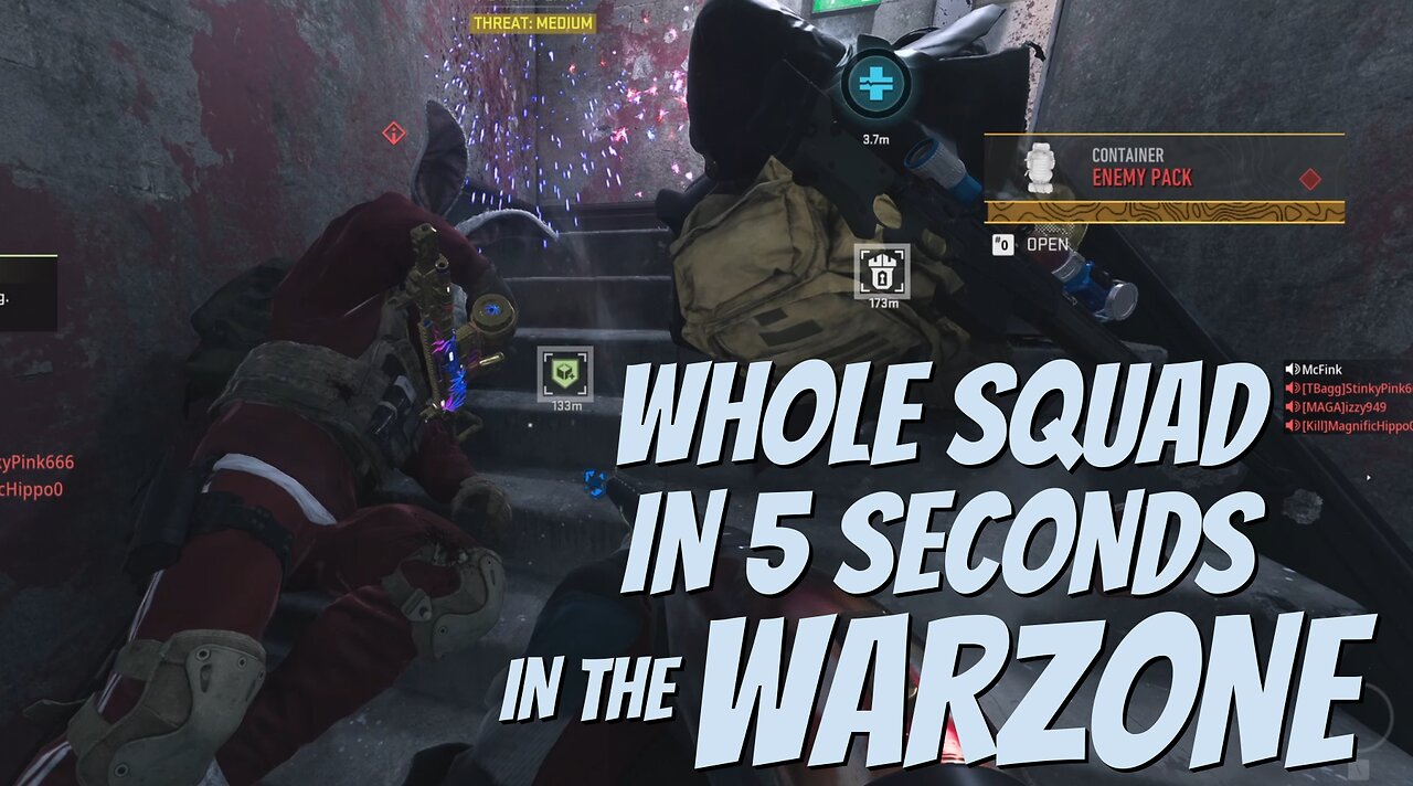 Whole Squad in 5 Seconds in the Warzone