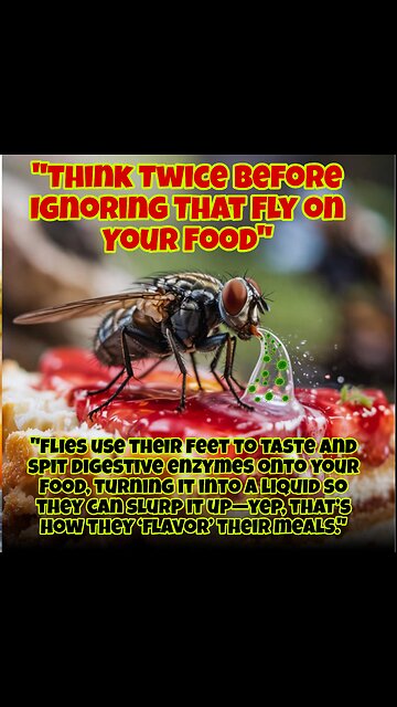 "Think Twice Before Ignoring That Fly on Your Food"