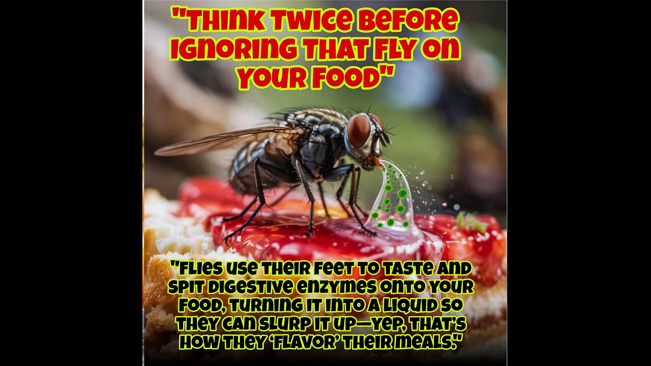 "Think Twice Before Ignoring That Fly on Your Food"