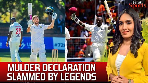 Mulder's Declaration Slammed, Cricketers Divided | First Sports With Rupha Ramani | N18G