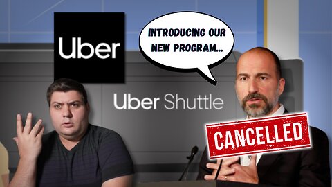 Uber REVEALED Uber Shuttle and Gets CANCELED Immediately!