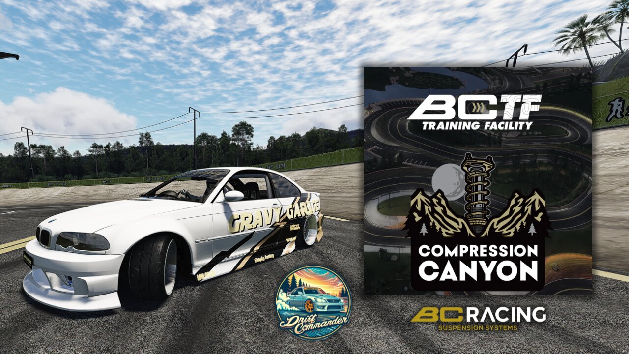 Taking on BC Racing's Compression Canyon in this E46 Drift Car