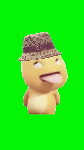 Gucci Bucket Hat Nailoong | Green Screen #nailong #gucci #buckethat #meme #viral #fyp