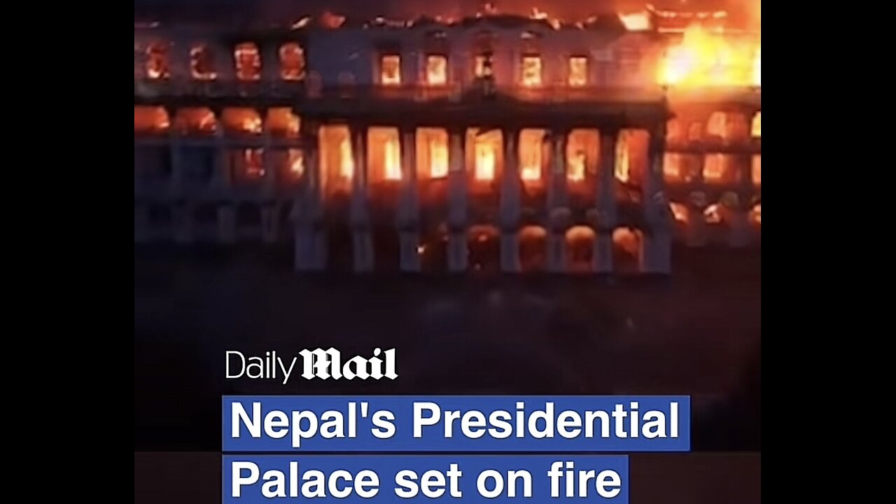 Nepal Presidential Palace Burning + Memes & Research