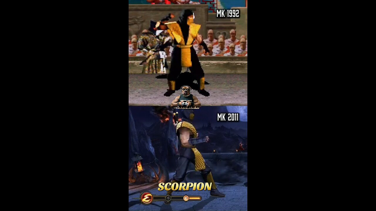 THE EVOLUTION OF SCORPION FROM MORTAL KOMBAT
