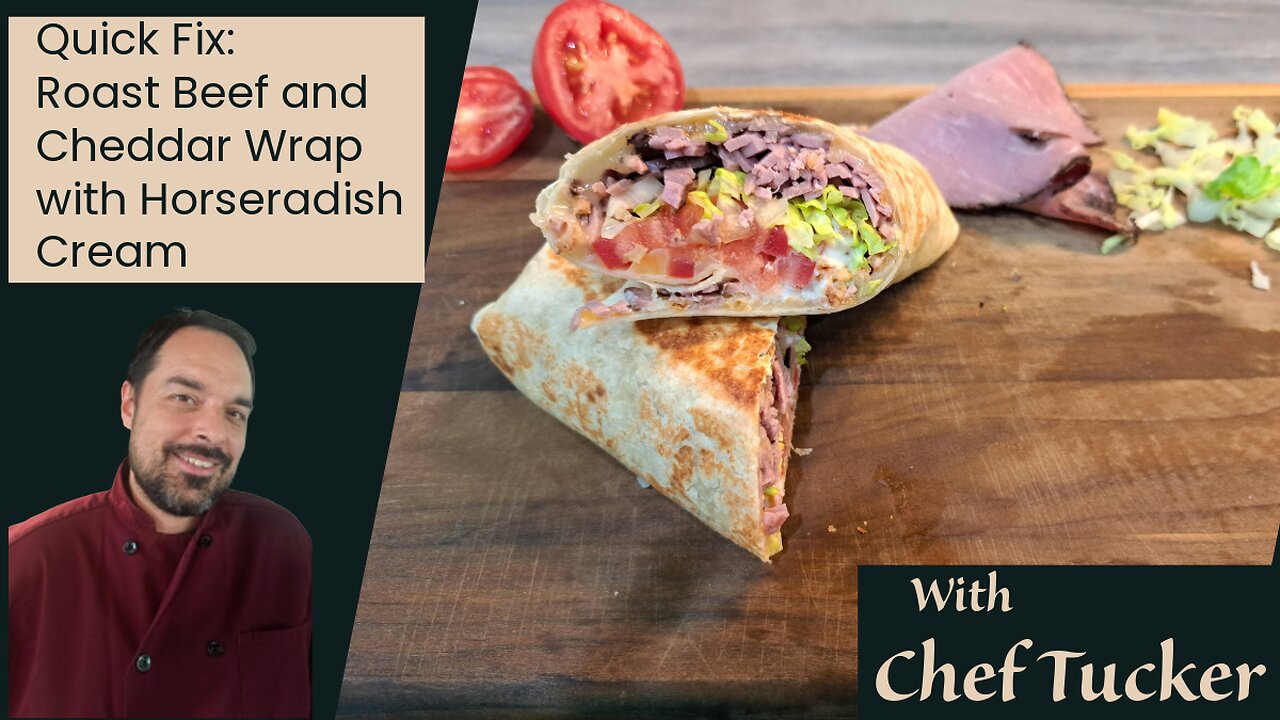 Beef and Cheddar Wrap