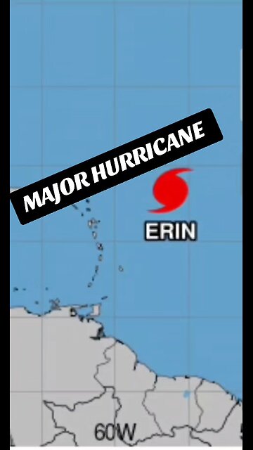 ERIN BECOMES THE FIRST ATLANTIC HURRICANE OF THE 2025 SEASON.. AND ITS GONNA BE MAJOR!