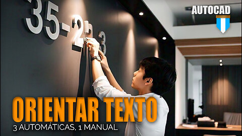 Alinear texto automático y manualmente en #AutoCAD (4 formas distintas)