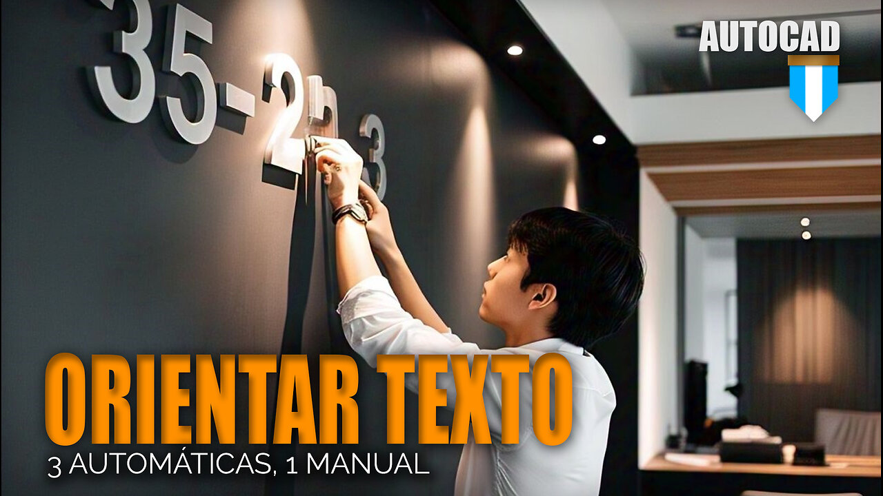 Alinear texto automático y manualmente en #AutoCAD (4 formas distintas)