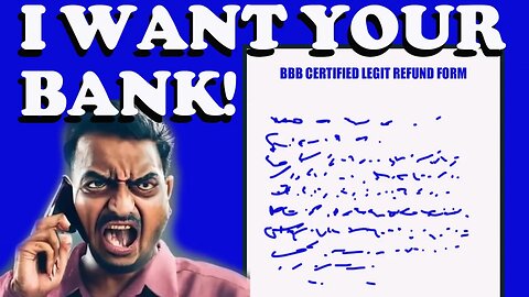 Scammer Annoyed By Auto Completing Refund Forms