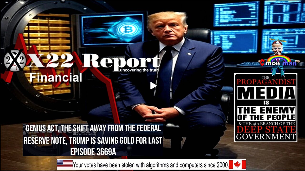 Ep 3669a - Genius Act, The Shift Away From The Federal Reserve Note, Trump Is Saving Gold For Last