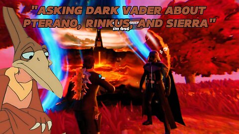 "Asking Dark Vader About Uncle Pterano, Rinkus, and Sierra." (SuperGioDactyl 2025)