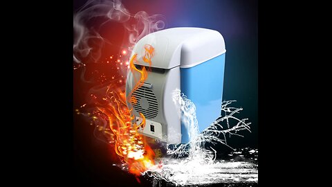7.5 L Portable Electric Car Refrigerator With Hot Or cool Dual-use, For Home & Outdoors