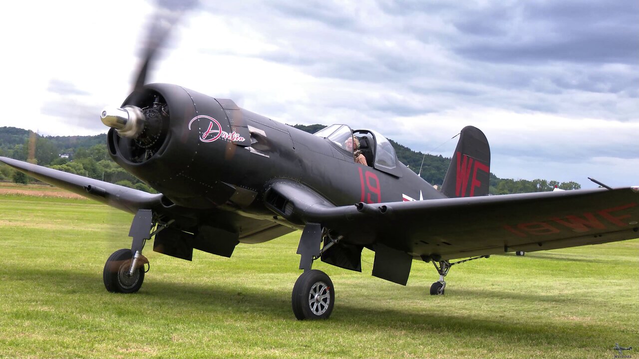 F4U-5NL Corsair “Devotion” – Korean War Night Fighter in Action! | Takeoff, Display & Landing
