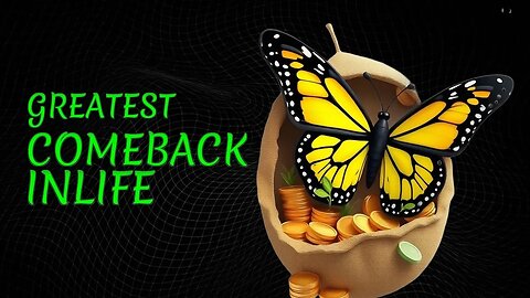 How to make the GREATEST COMEBACK of your life, Money, Health, Freedom