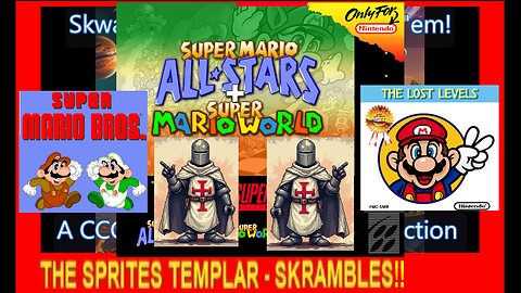 SUPER MARIO ALL-STARS (SMB1 AND LL) - SNES - SKRAMBLES!!