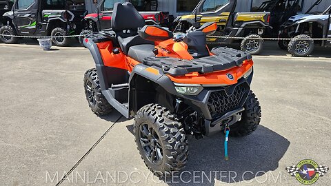 2024 CFMOTO CFORCE 800 TOURING IN ORANGE WALK-AROUND