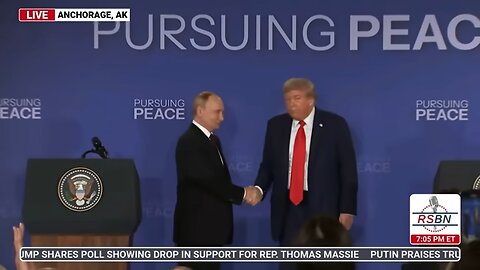 WATCH: President Trump Holds a Press Conference After Meeting with Putin in Alaska - 8/15/25
