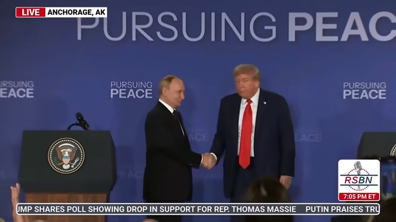 WATCH: President Trump Holds a Press Conference After Meeting with Putin in Alaska - 8/15/25