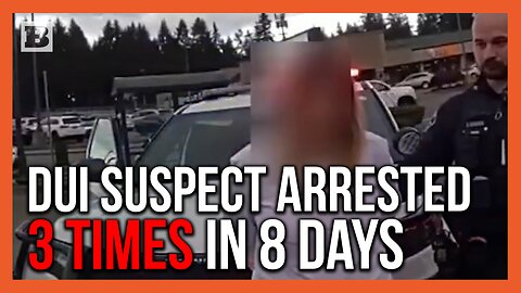 WTF?! Woman Gets Arrested for 3 DUI's in 8 Days, Gets Bailed Out Each Time