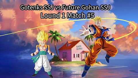 Lound 1 Match #5: Gotenks SSJ vs Future Gohan SSJ (Dragon Ball Raging Blast 2 Ultimate Tournament)