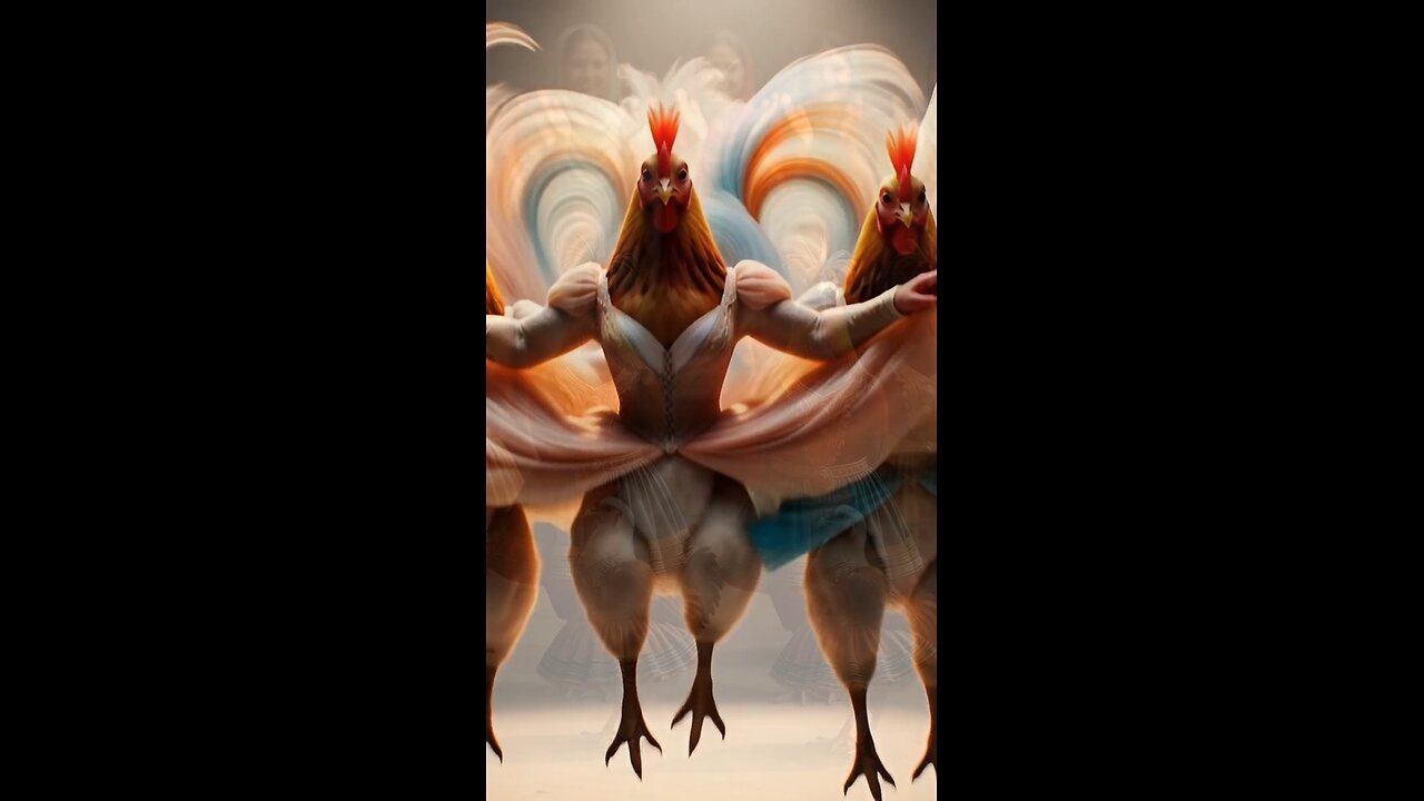Real hens dancing shocked everyone 😳🐔