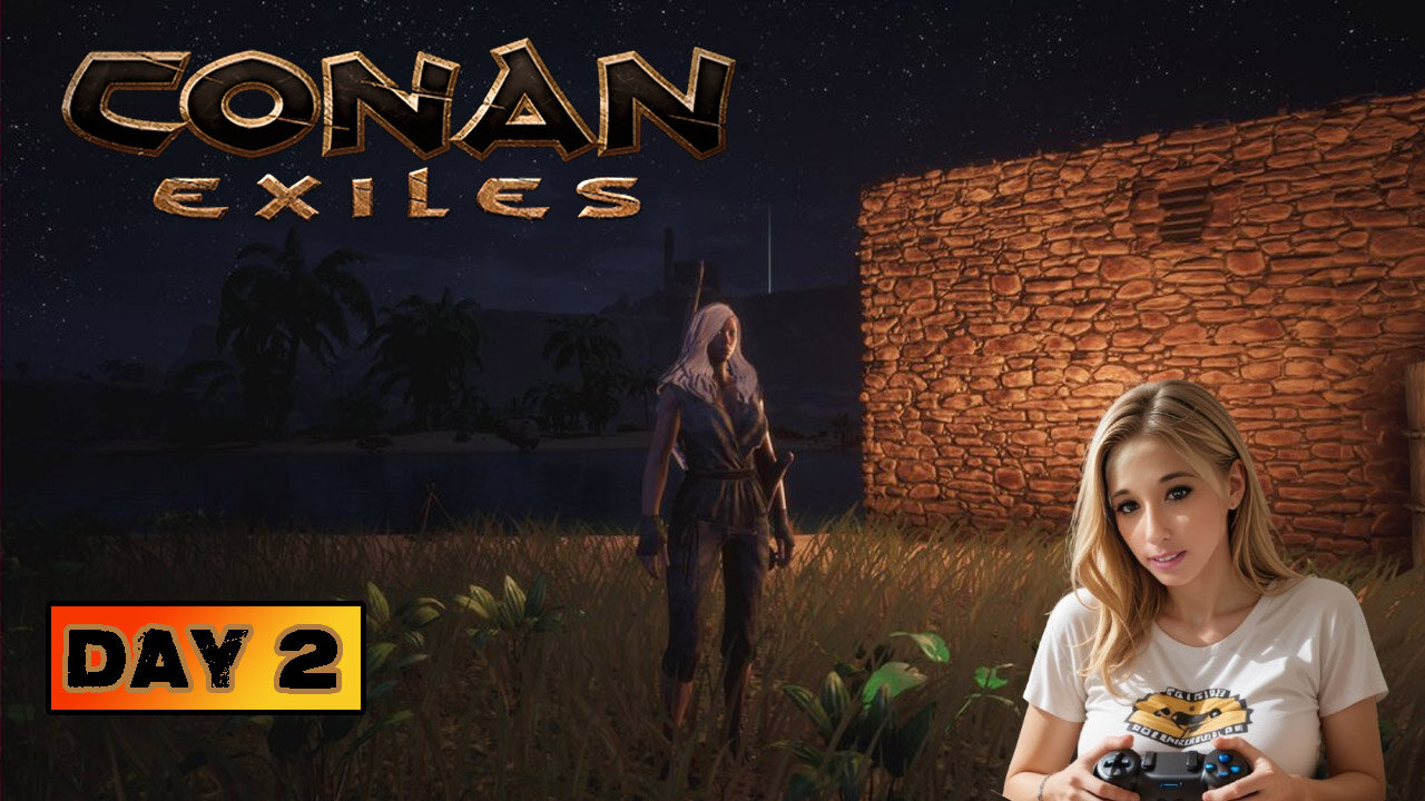 CONAN EXILES - DAY 2 - MARCH 2025 PATCH UPDATE! STORMRIDERS AND BUILDERS!