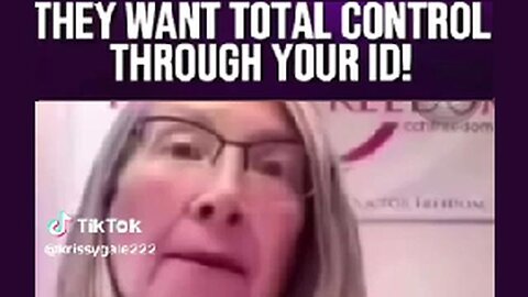 THEY WANT TOTAL CONTROL THROUGH YOUR ID!