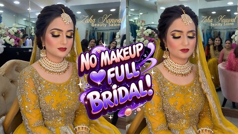 "Bridal Makeup Goals = UNLOCKED!"