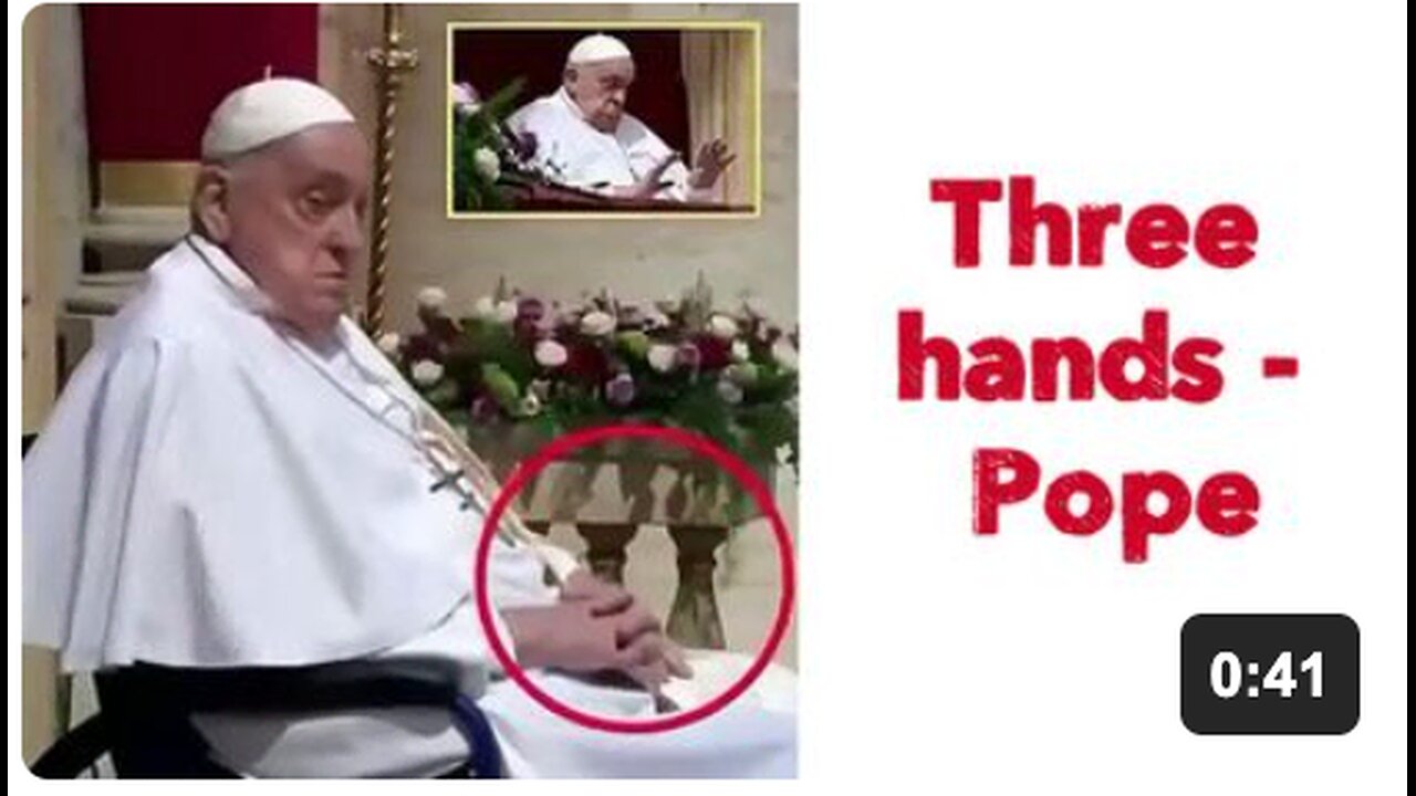 Three hands - Pope