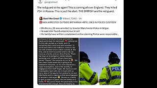 Protester 26 dead. Who killed him the British Police (red guard). Citizens arrests are IMPORTANT.