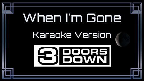 3 Doors Down - When I'm Gone (CC)
