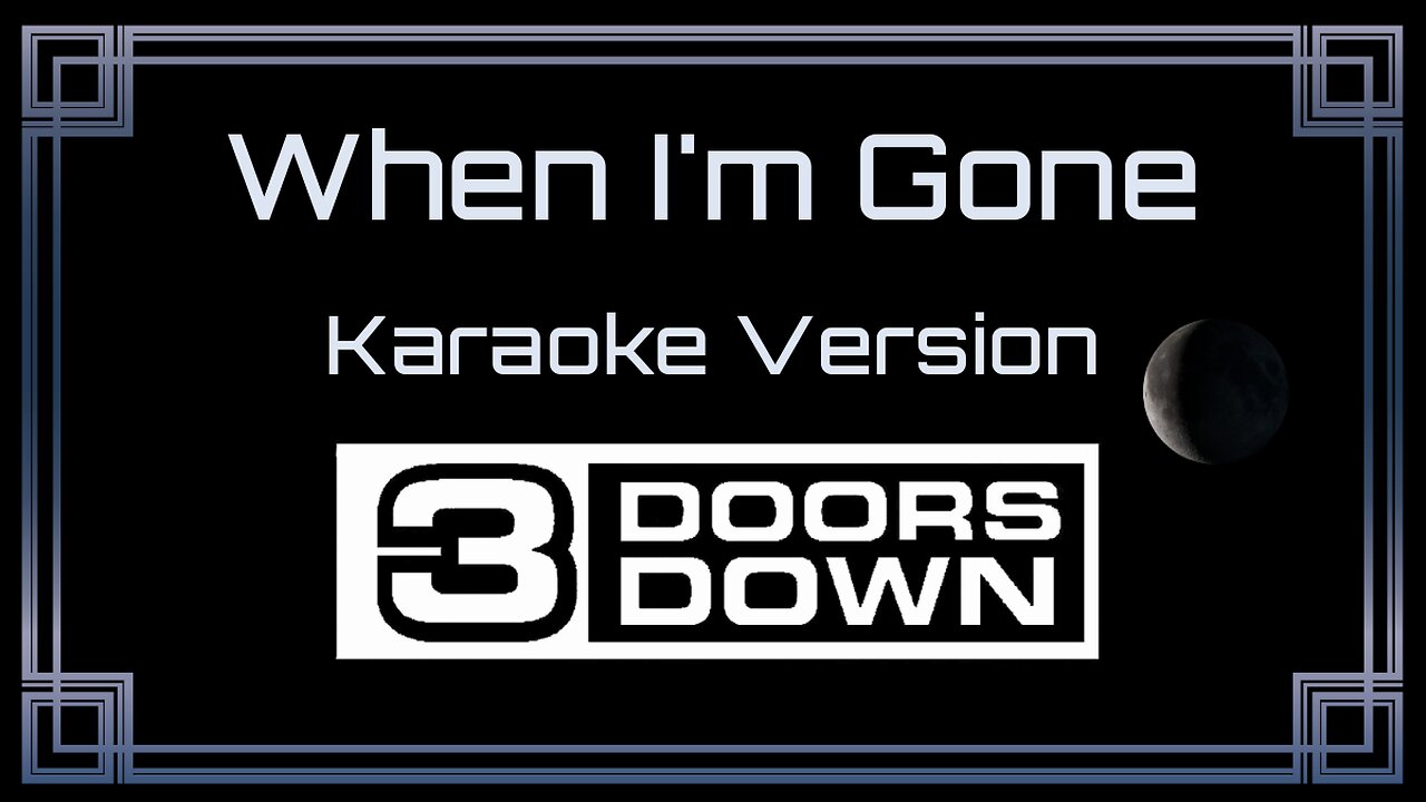 3 Doors Down - When I'm Gone (CC)