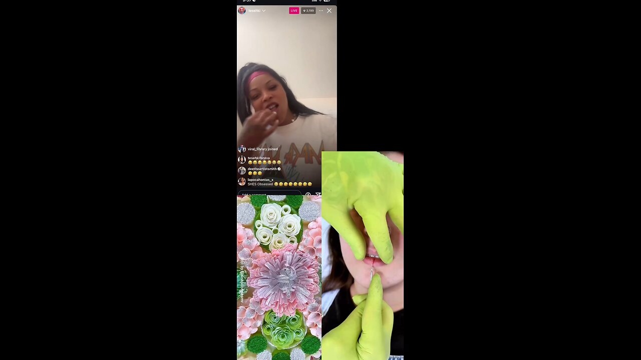 Tesehki speaks on Clarissa Shields challenging her to fight.W/Asmr 🧼🫧🐌🌧️ (Full &Extended) 4/22/2025