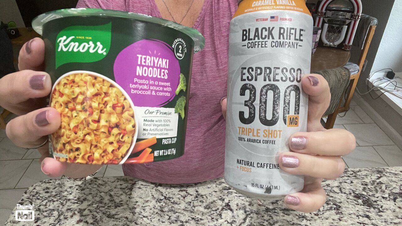 (06/09/2025) TASTE TESTING BLACK RIFLE CARAMEL VANILLA AND KNORS TERIYAKI FLAVORED PASTA