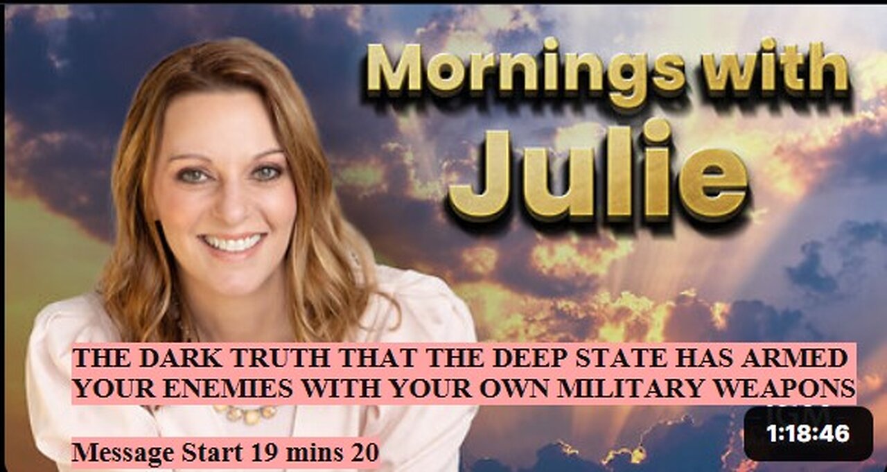 Julie Green THE DARK TRUTH THAT THE DEEP STATE HAS ARMED YOUR ENEMIES WITH YOUR OWN MILITARY WEAPONS
